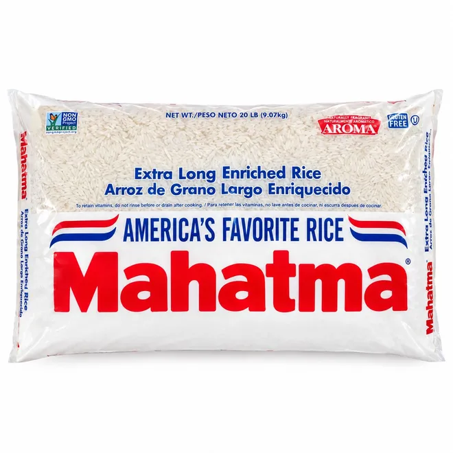 Arroz de grano largo, 20 lb, Mahatma