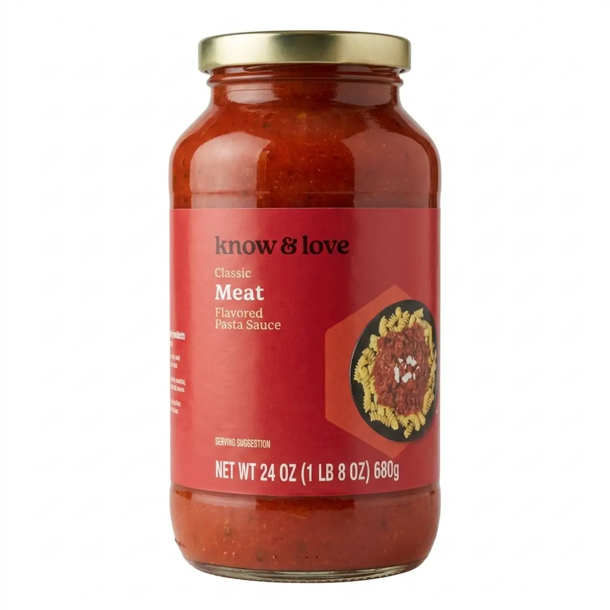 Salsa para pastas sabor carne, 680 g, K&L