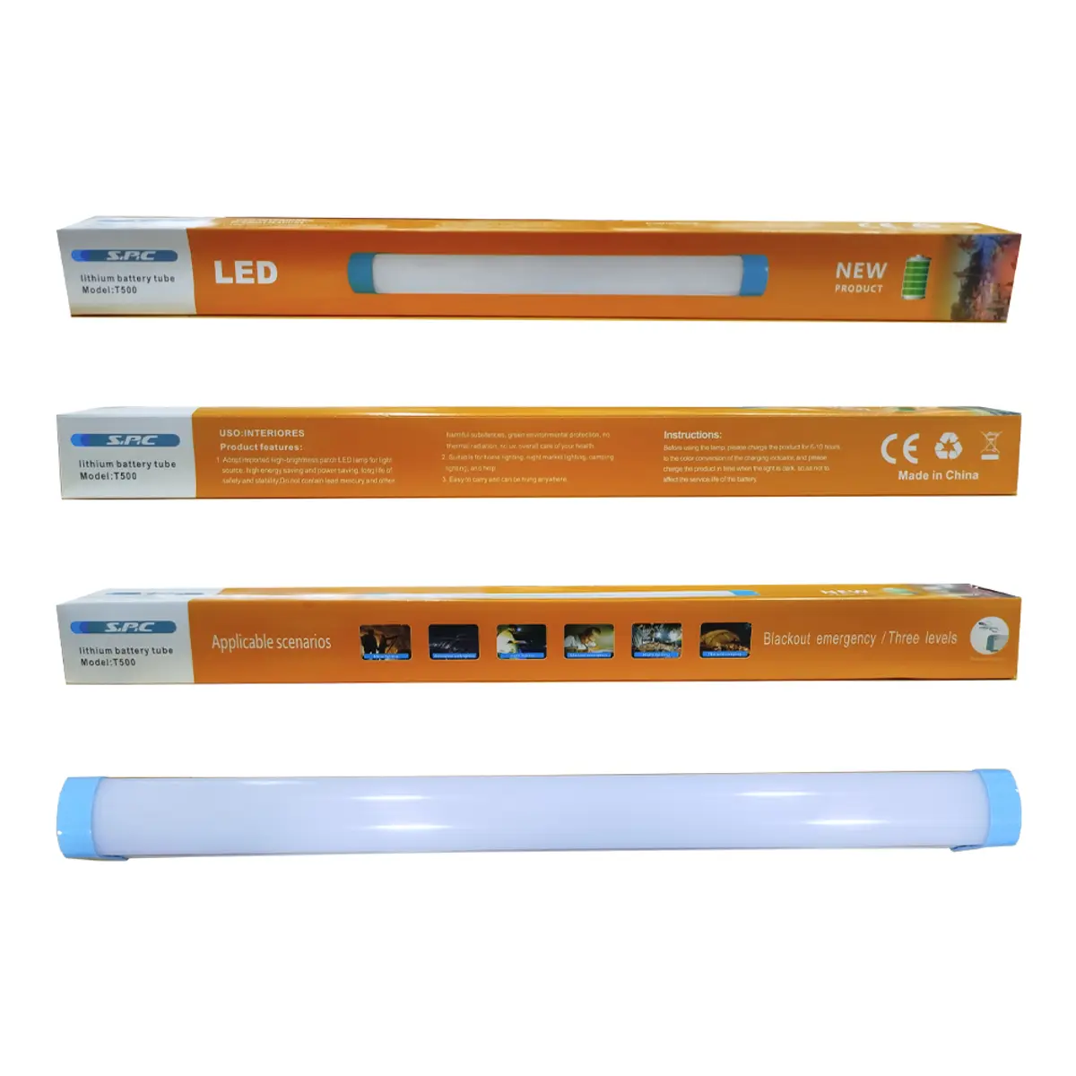 Lámpara led recargable, SPC