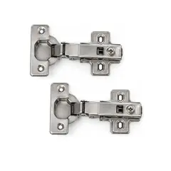 Set de 2 bisagras hidráulicas para muebles o estantes