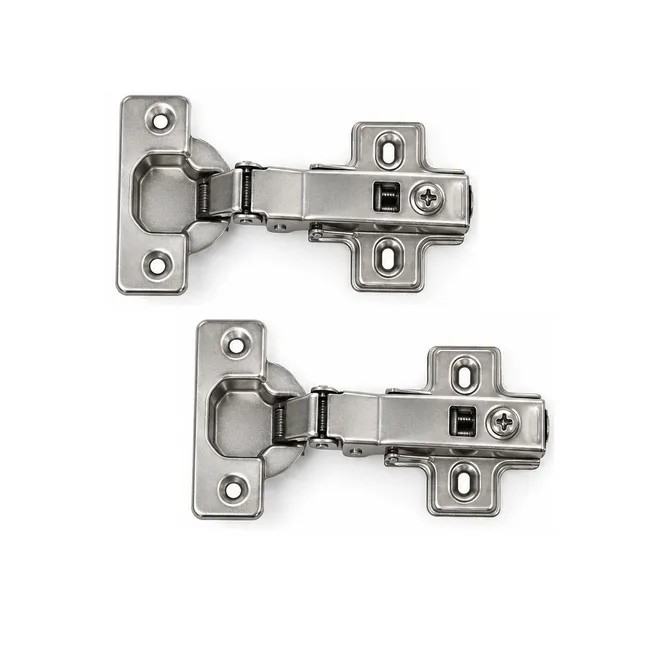 Set de 2 bisagras hidráulicas para muebles o estantes