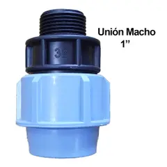Unión macho de compresión 1", SPC