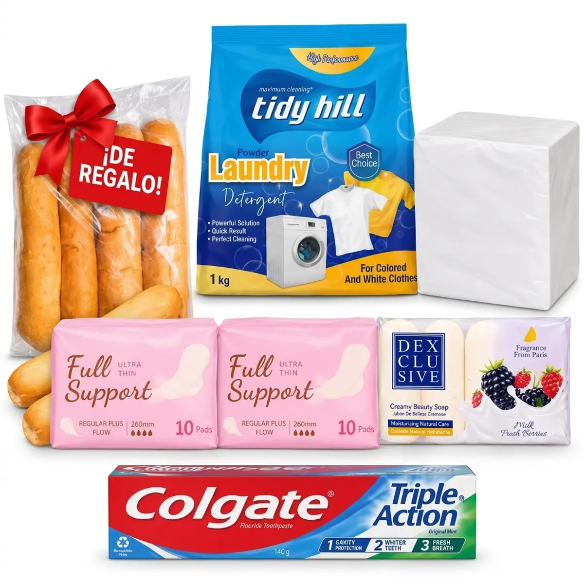 Combo higiene y cuidado + bolsa de pan de regalo
