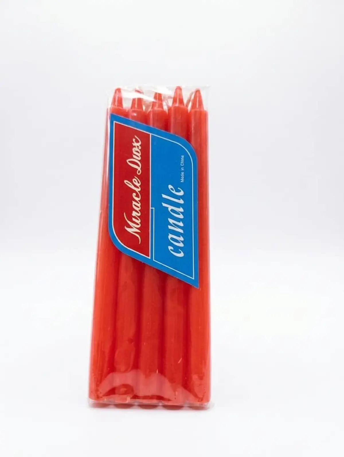 Paquete de velas color rojo, 10 U, Miracle Dux 