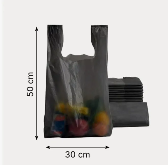Bolsas de nylon Negra (30 x 50 cm) 100 u