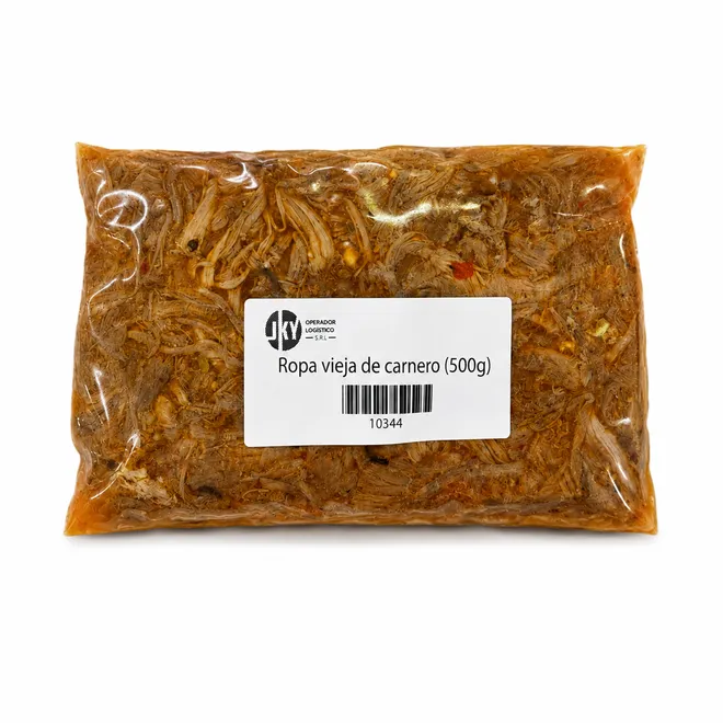 Ropa vieja de carne de carnero, 500 g, JKY