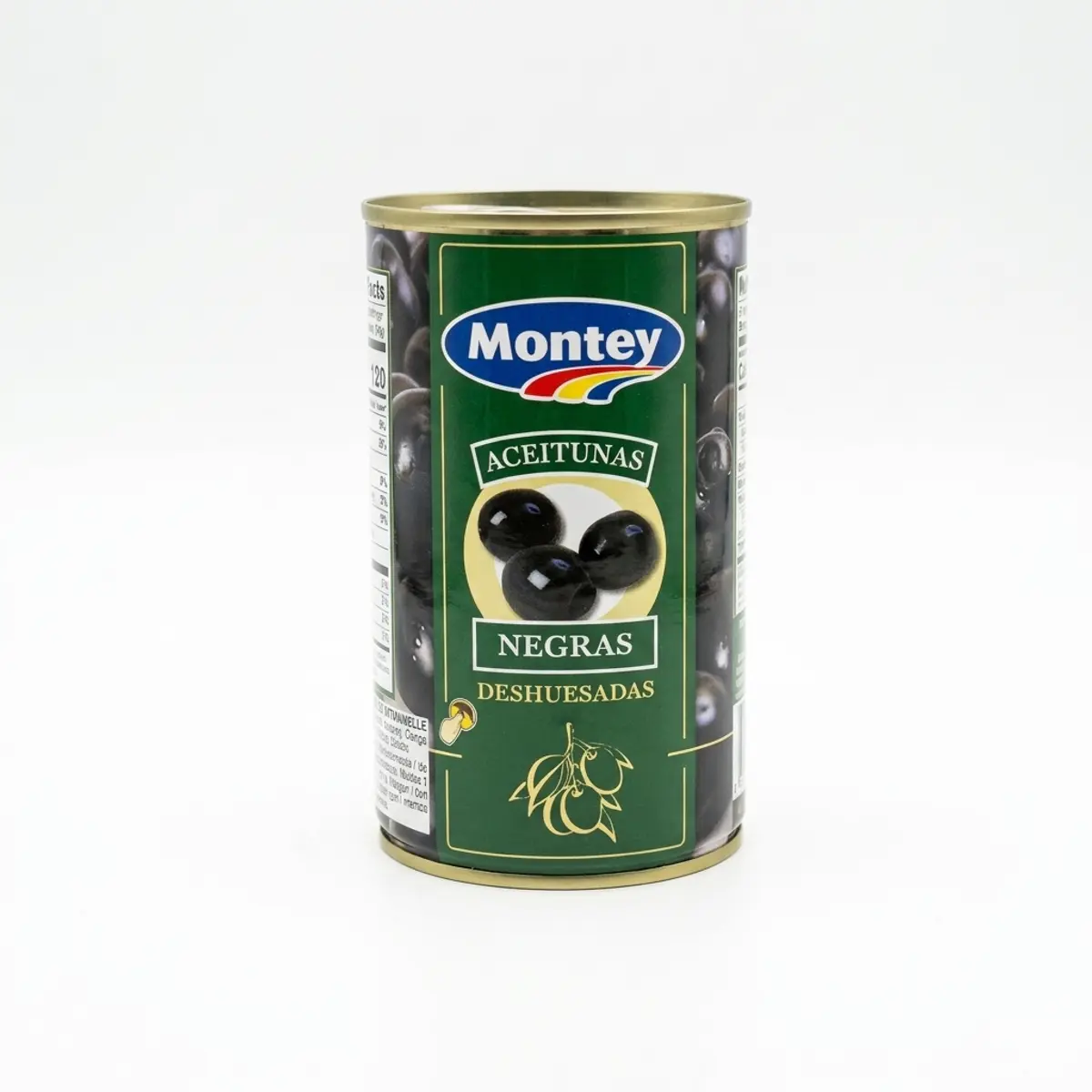 Aceituna negra sin hueso, 400 g, Montey