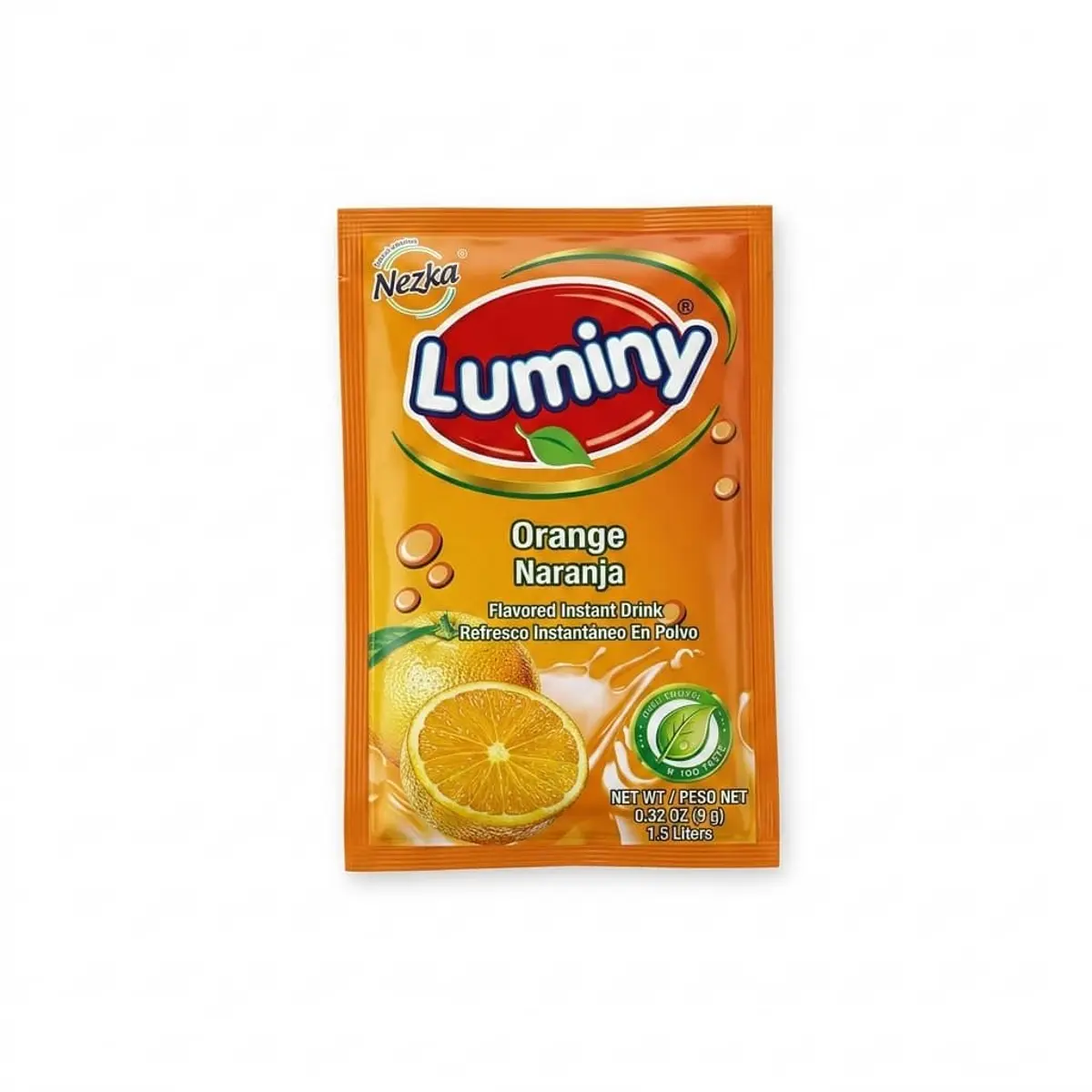 Refresco instantáneo sabor naranja, 9 g, Luminy (copia) (copia) (copia) (copia)