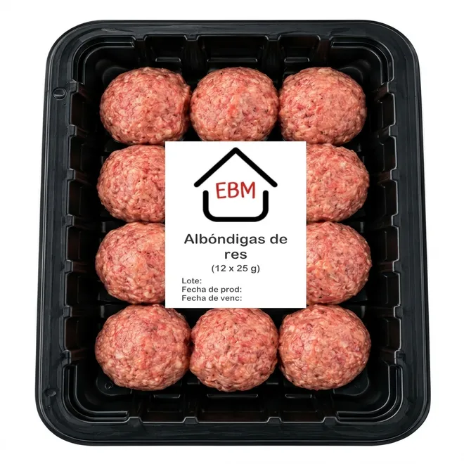 Albóndigas de res (12 x 25 g) EBM