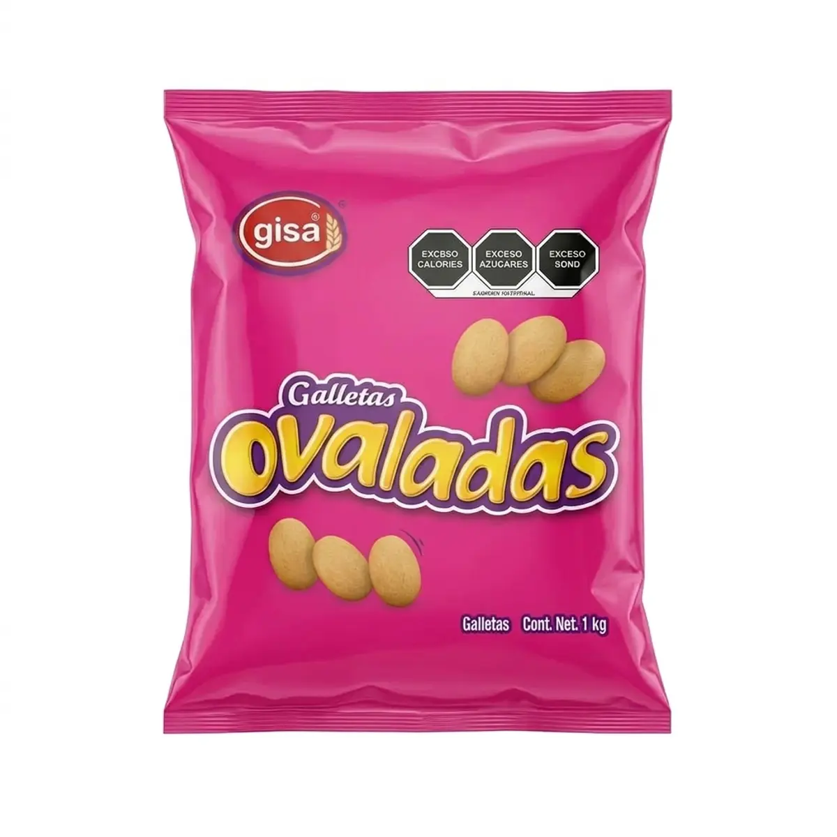 Galletas ovaladas, 1 kg, Gisa