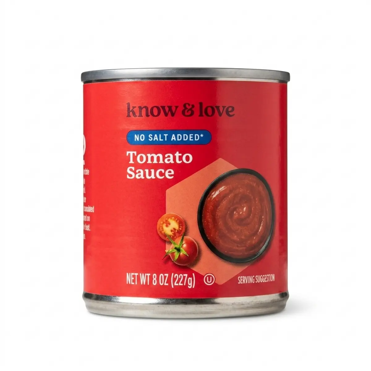 Salsa de tomate sin sal, 227 g, K&L