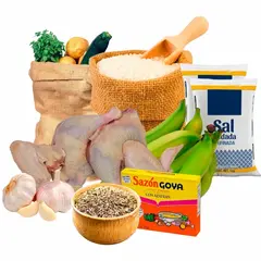 Combo arroz con pollo y maduros 