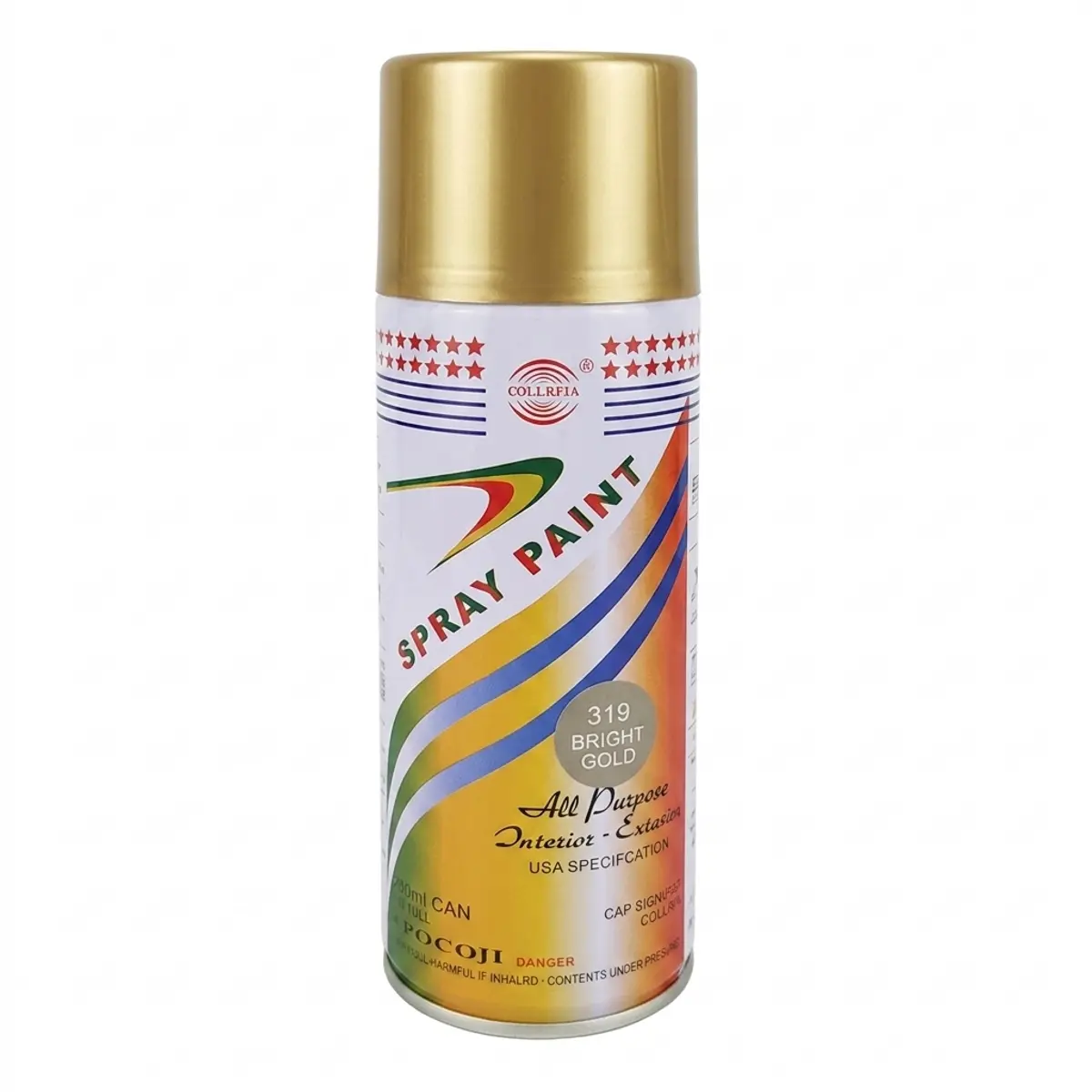 Pintura spray color dorado, SPC