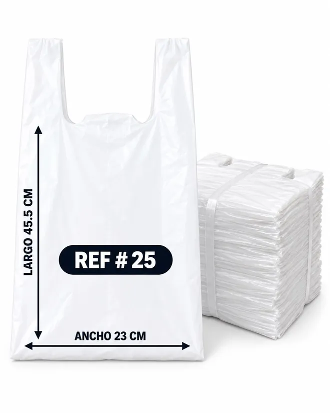 Millar de bolsas de nylon (45,5 × 23 cm)