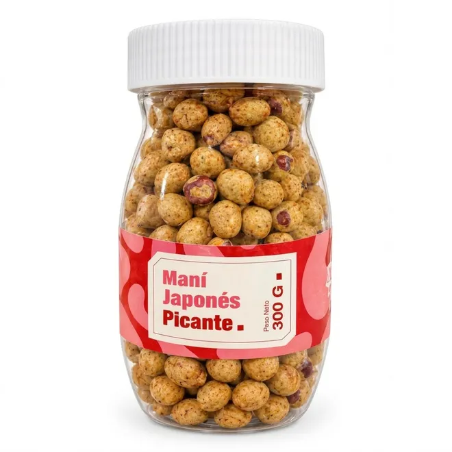 Maní japonés picante, 300 g, MariaKuka