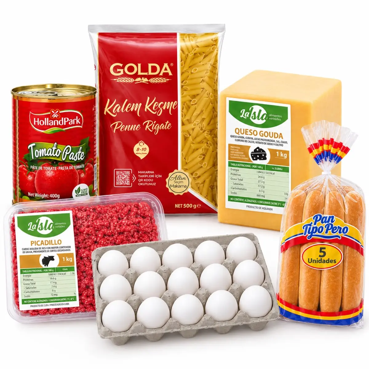Combo cena italiana + bolsa de pan de regalo