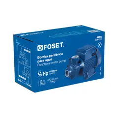 Bomba de agua periférica de 1/2HP, Foset