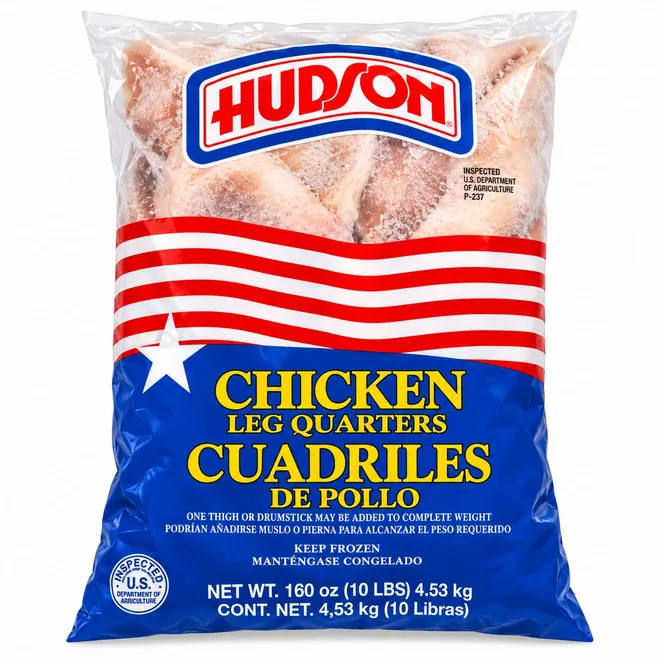 Cuarto de pollo, 10 lb, Hudson