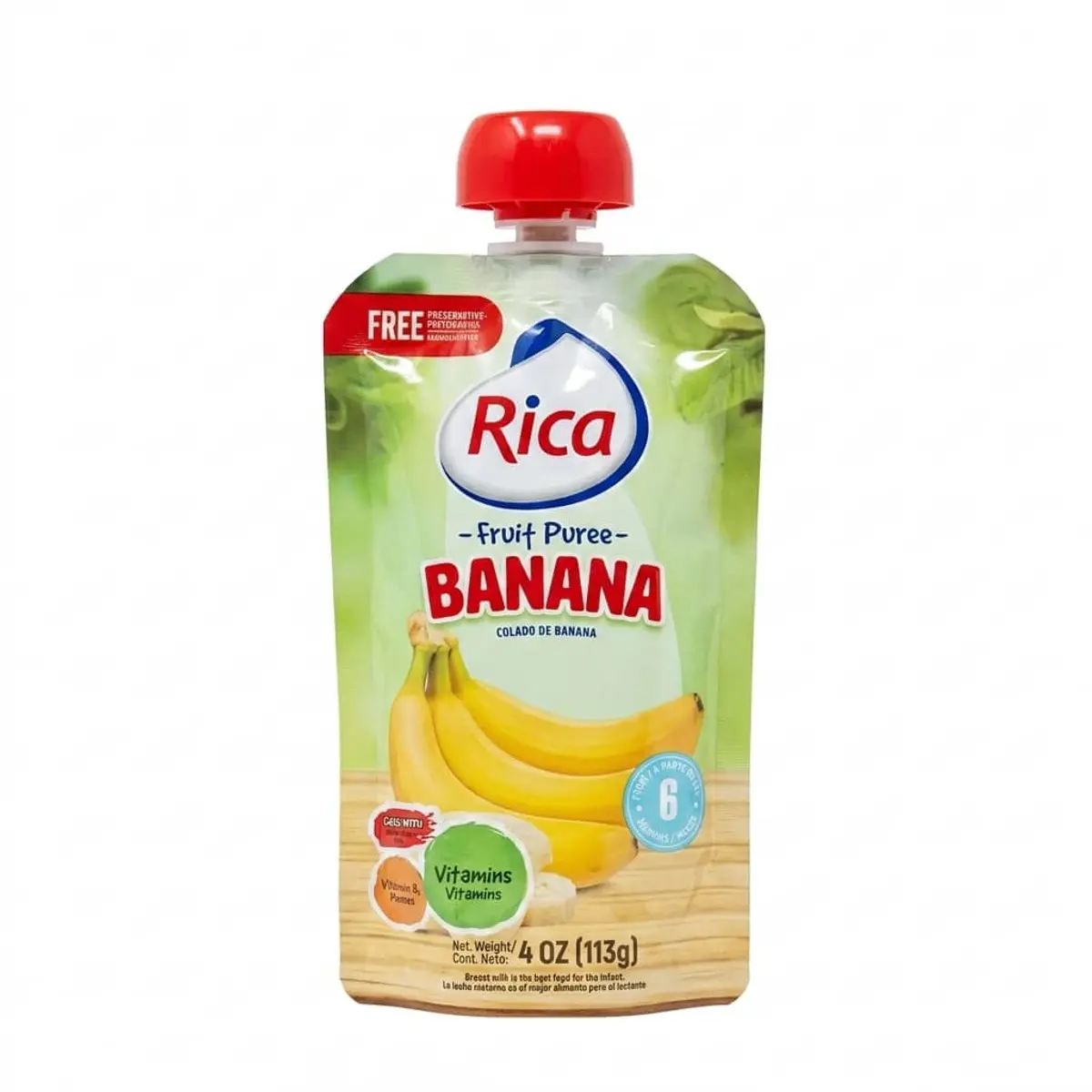 Compota de Plátano, 113 g, Rica