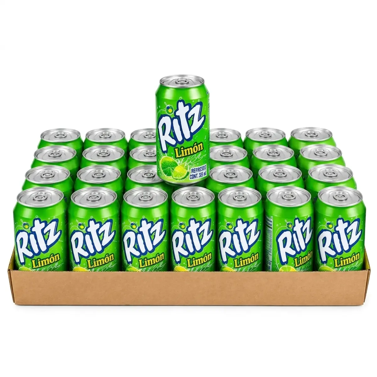 Caja de refresco de limón (24 x 350 ml) Ritz