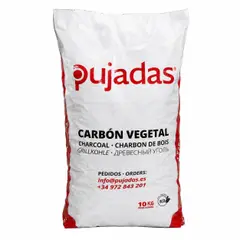 Carbón vegetal 100% natural, 10 kg, VKM Extra