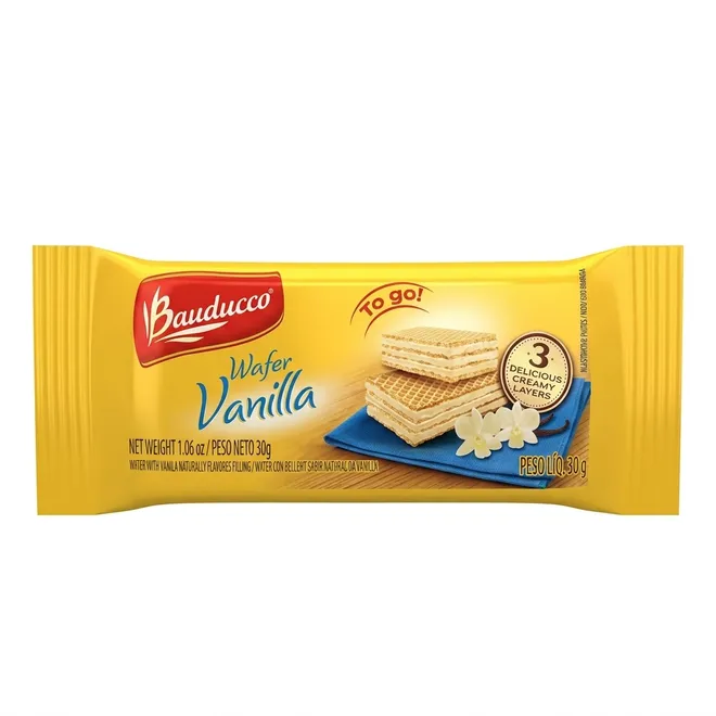 Sorbeto de vainilla, 30 g, Bauducco