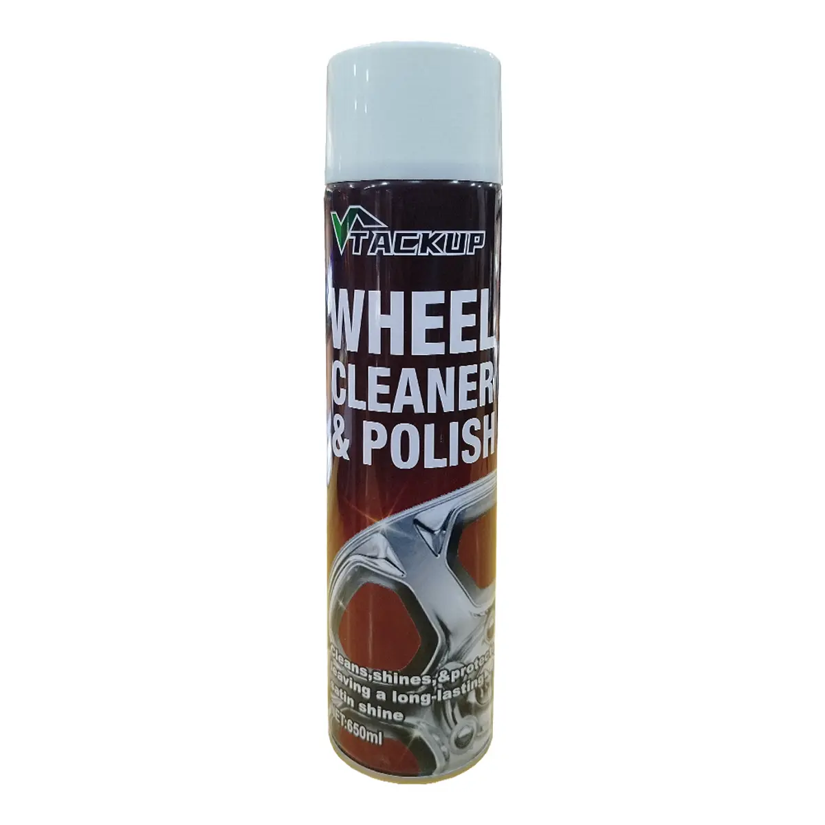 Spray limpiador y abrillantador de rines, 650 ml, Tackup