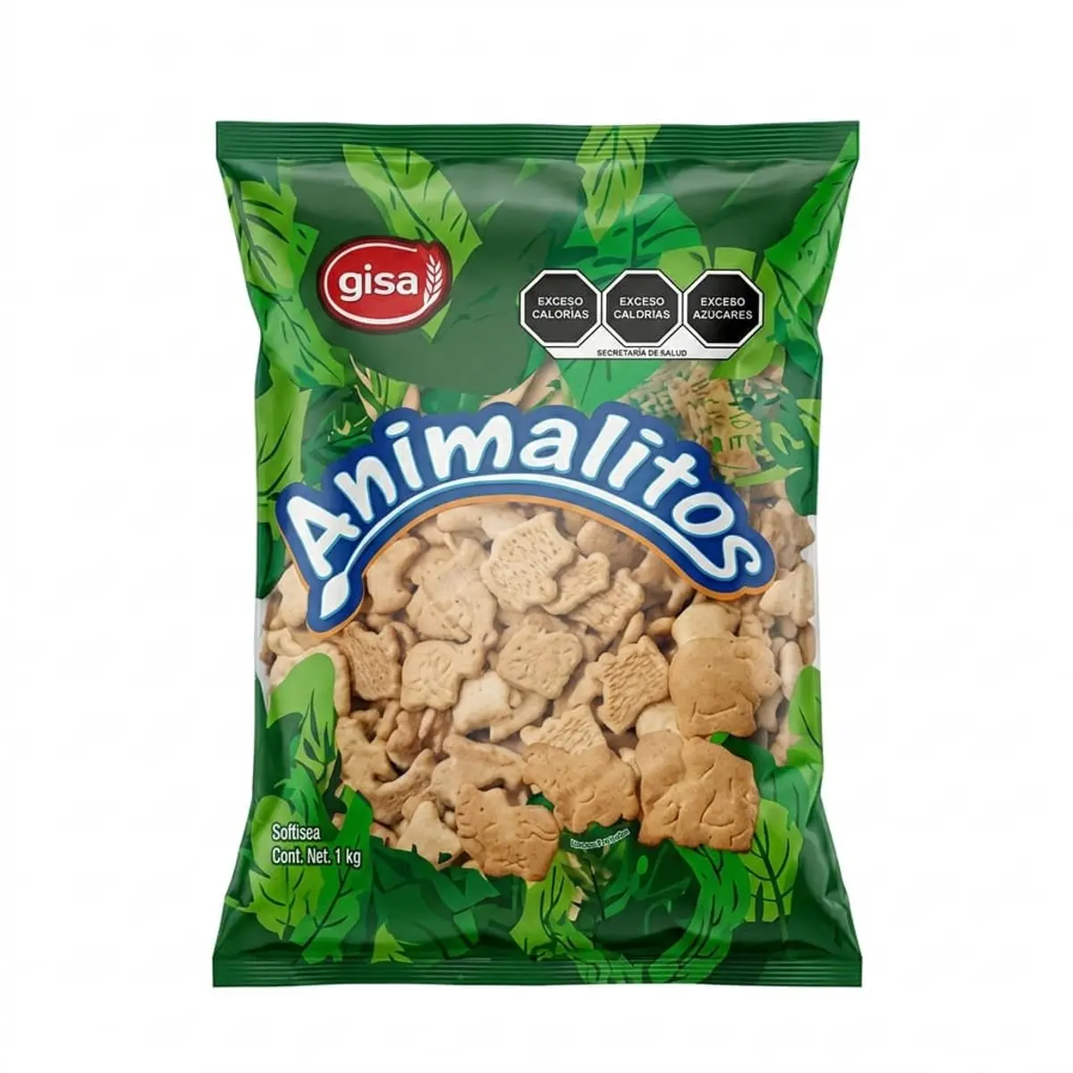 Galletas de animalitos, 1 kg, Gisa