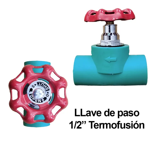 Llave de paso 1/2" Termofusión, SPC