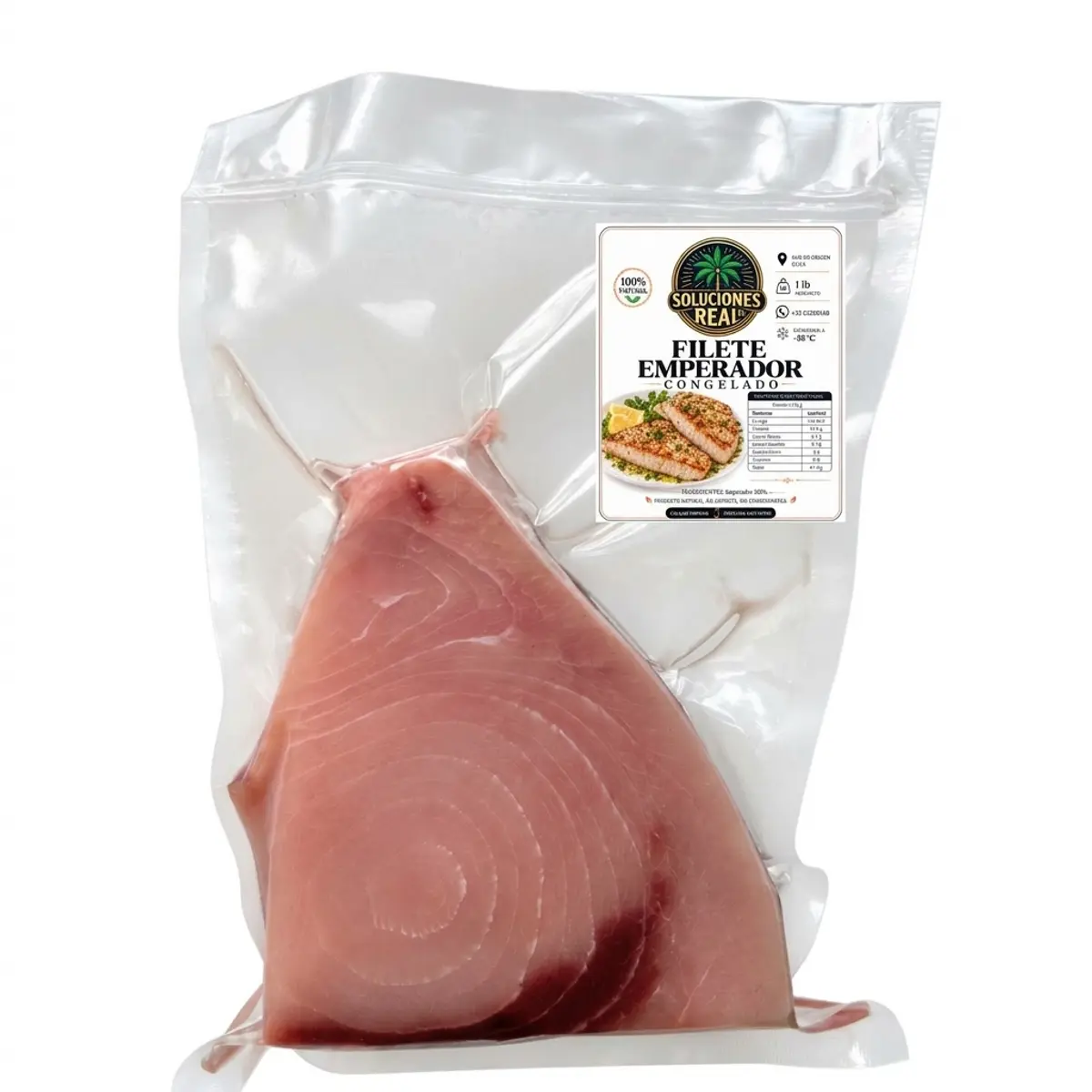 Filete de Emperador, 1 lb, Soluciones Real
