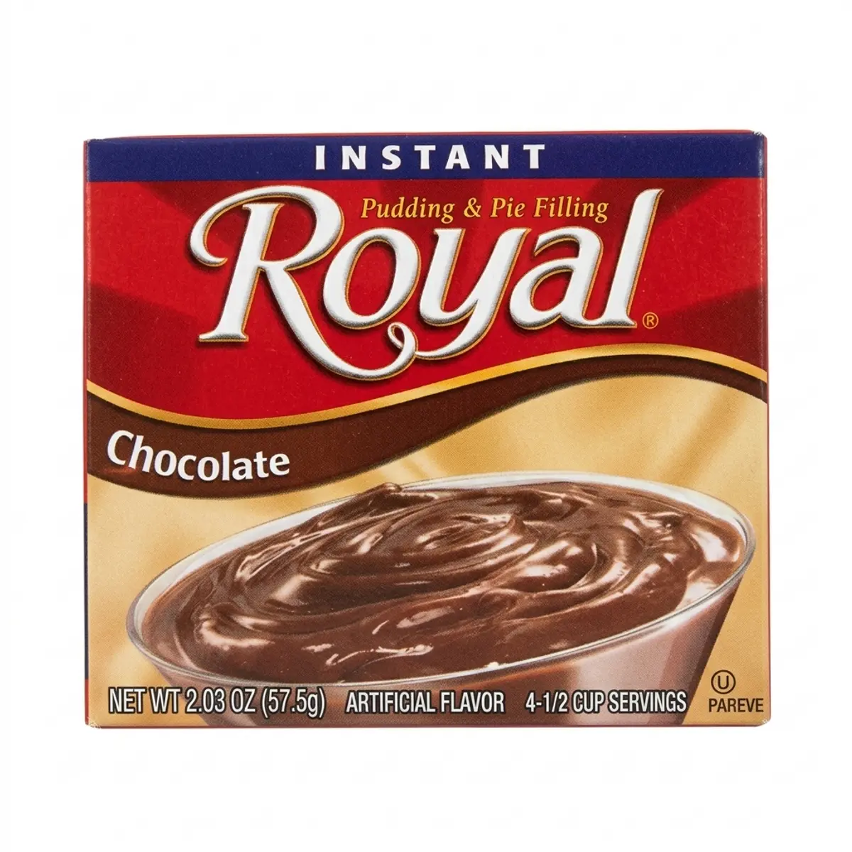 Pudín instantáneo de chocolate, 57.5 g, Royal