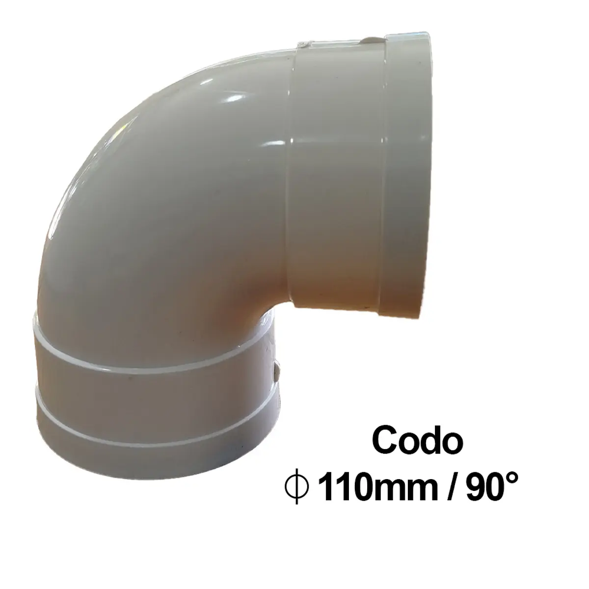 Codo de PVC (110 mm x 90°) Li Shui