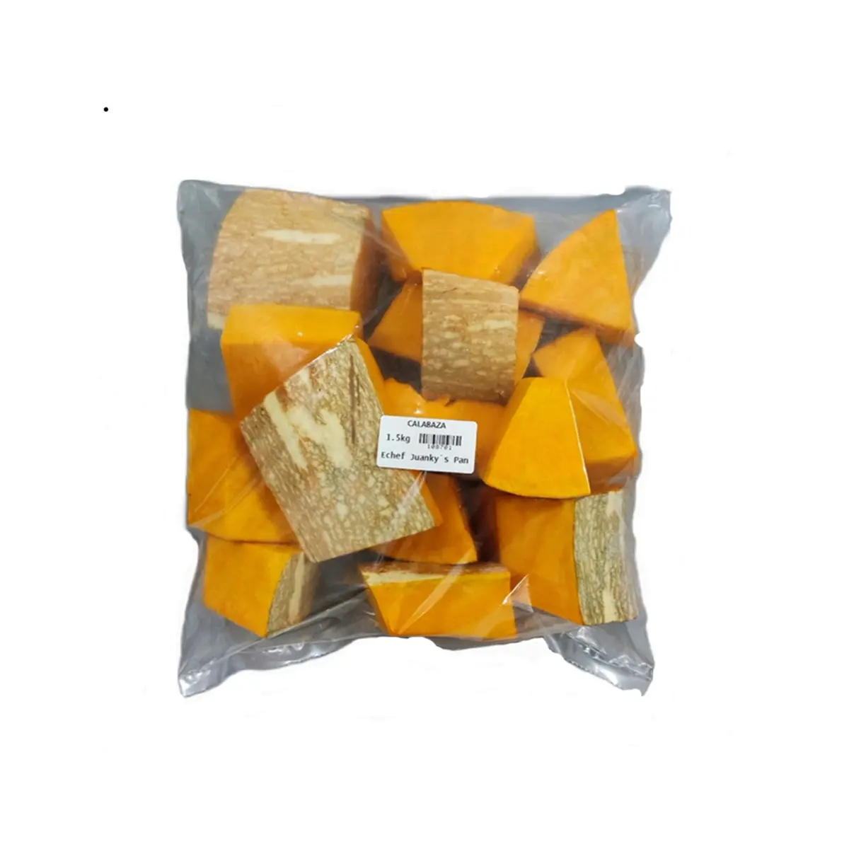 Calabaza troceada con cáscara, 1.5 kg, JKY