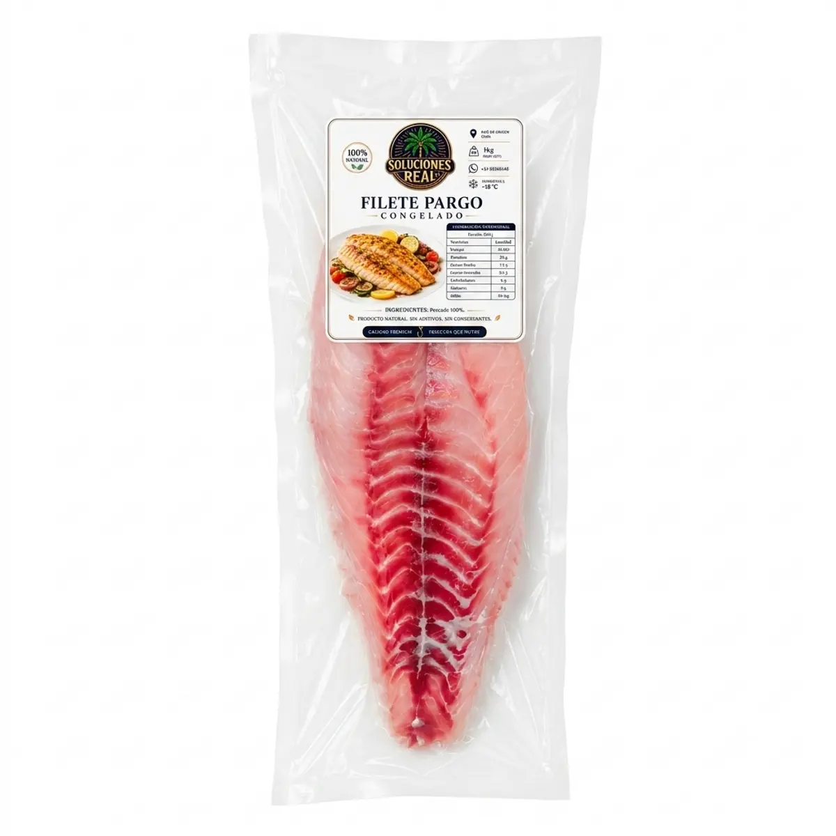 Filete de Pargo, 1 kg, Soluciones Real