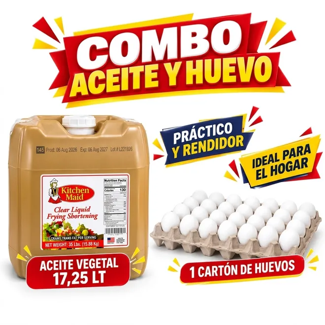 Combo # 23 "Aceite y huevo"