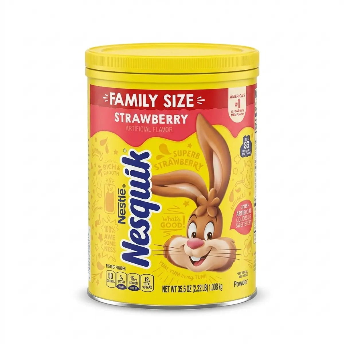 Fresa en polvo, 1.08 kg, Nesquik