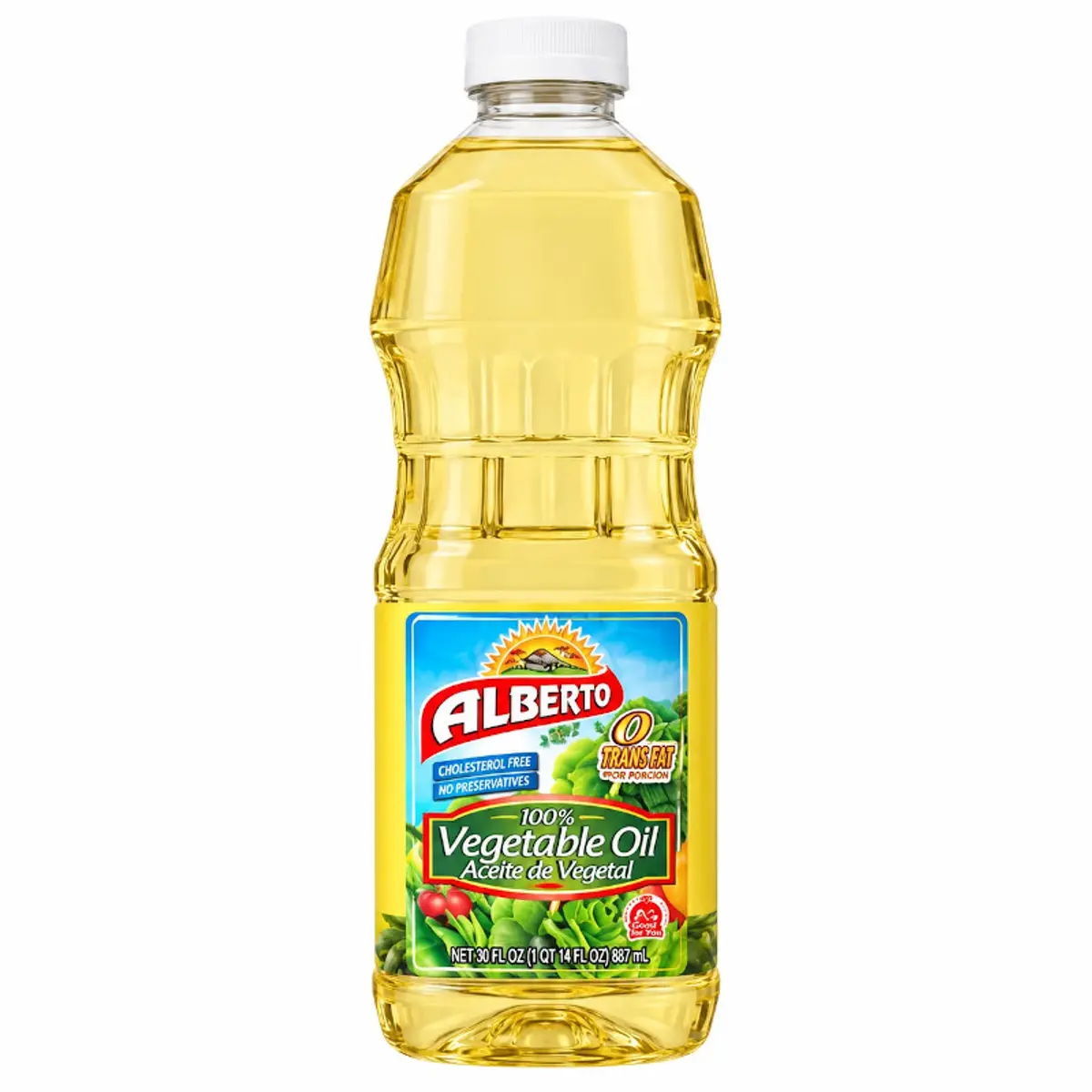 Aceite vegetal, 887 ml, Alberto