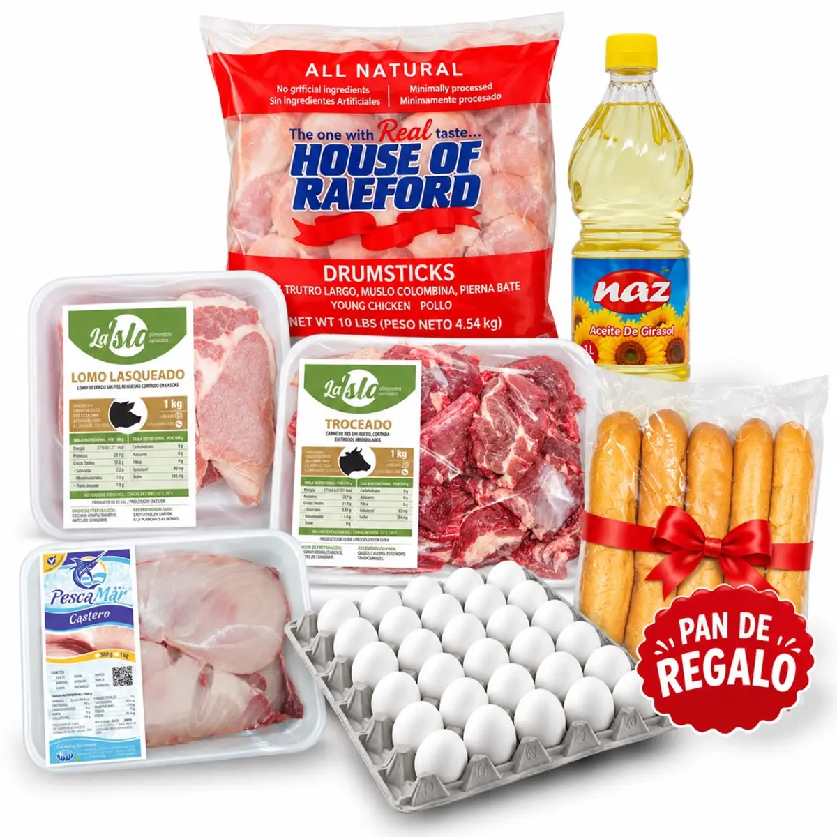 Combo nutritivo + bolsa de pan de regalo