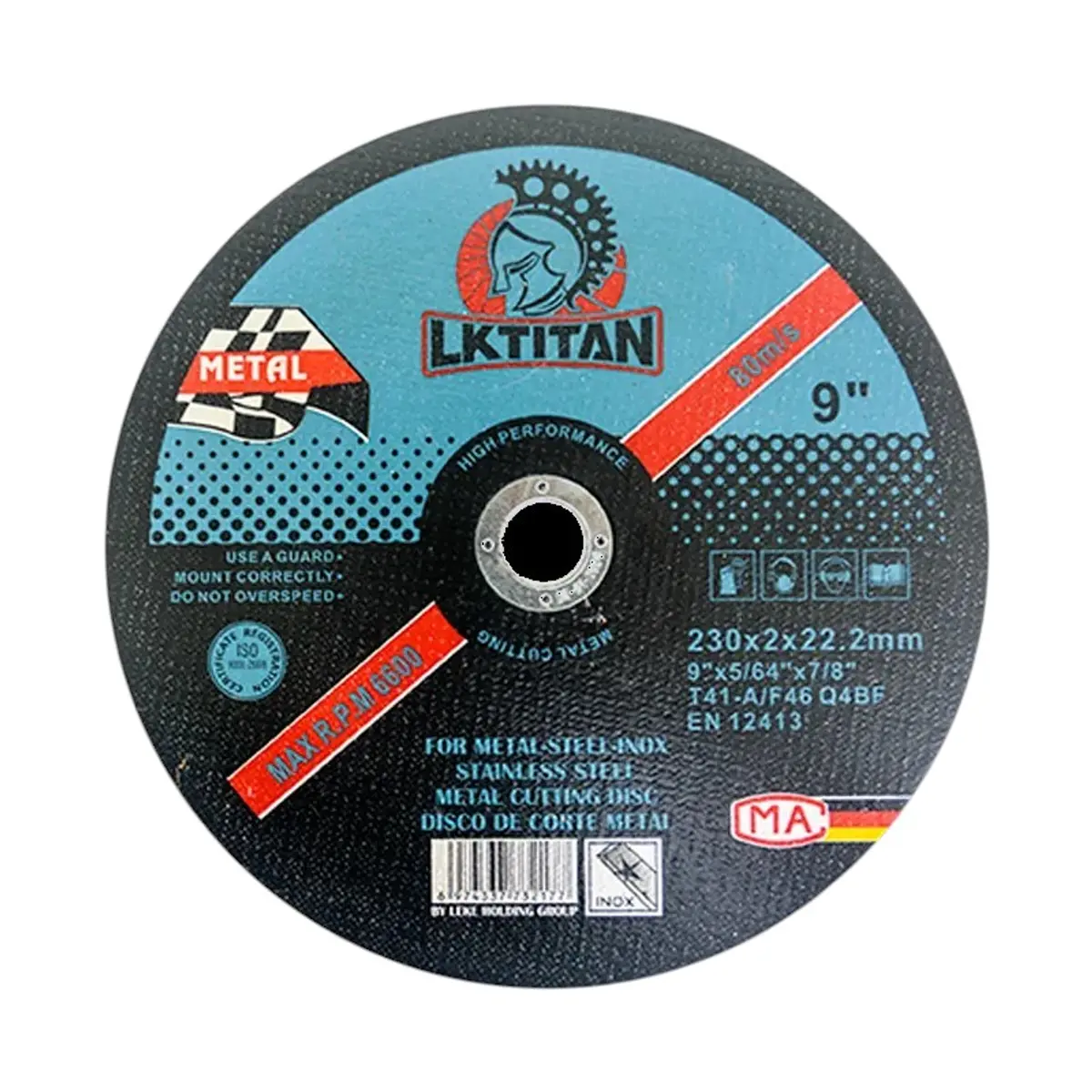Disco de corte metal convexo 9" (230x3x22)