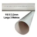 Tubo de Drenaje PVC 110 mm x 3 m, Li Shui