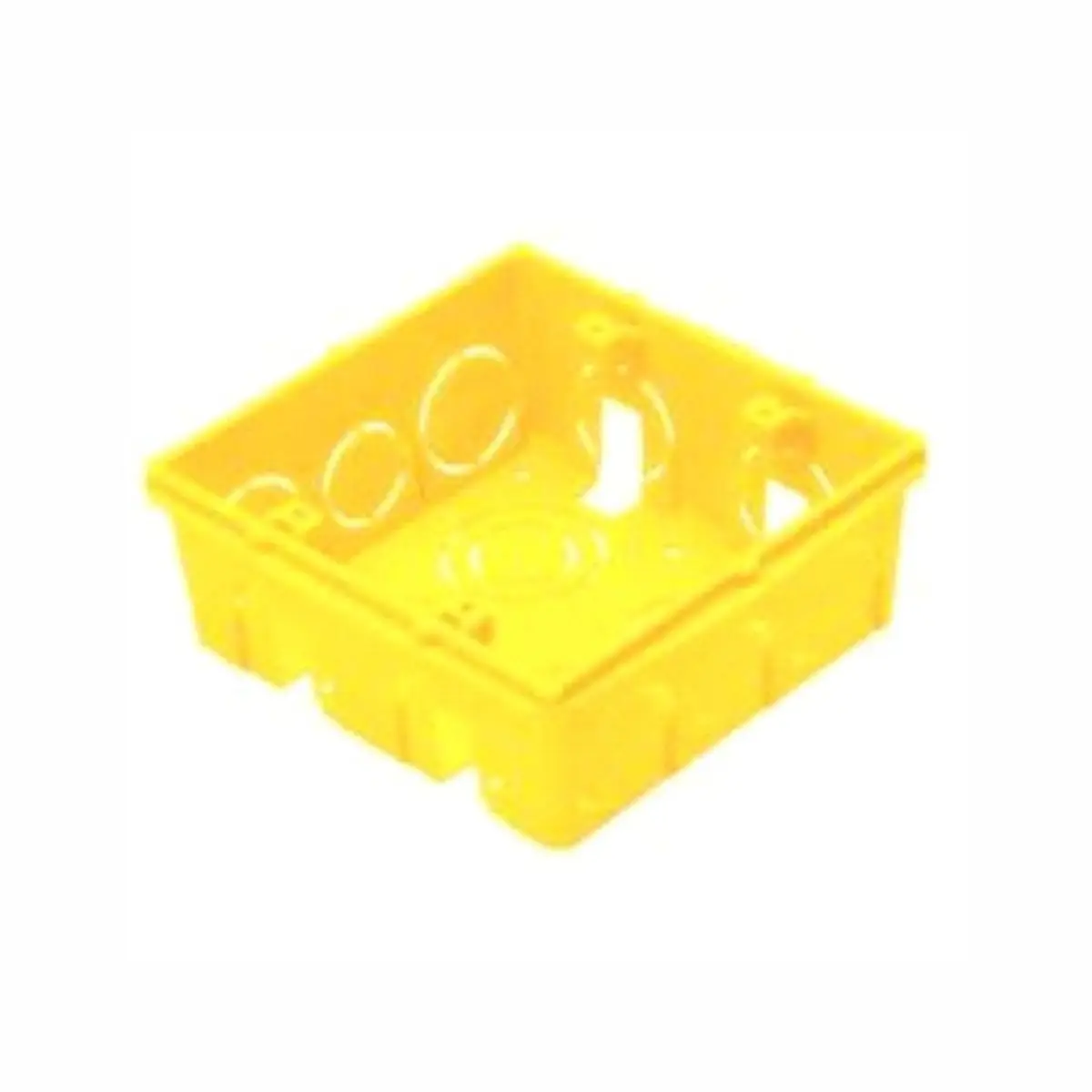 Pack de cajas de empotrar 4X4 amarilla, 5 unidades, Tramontina