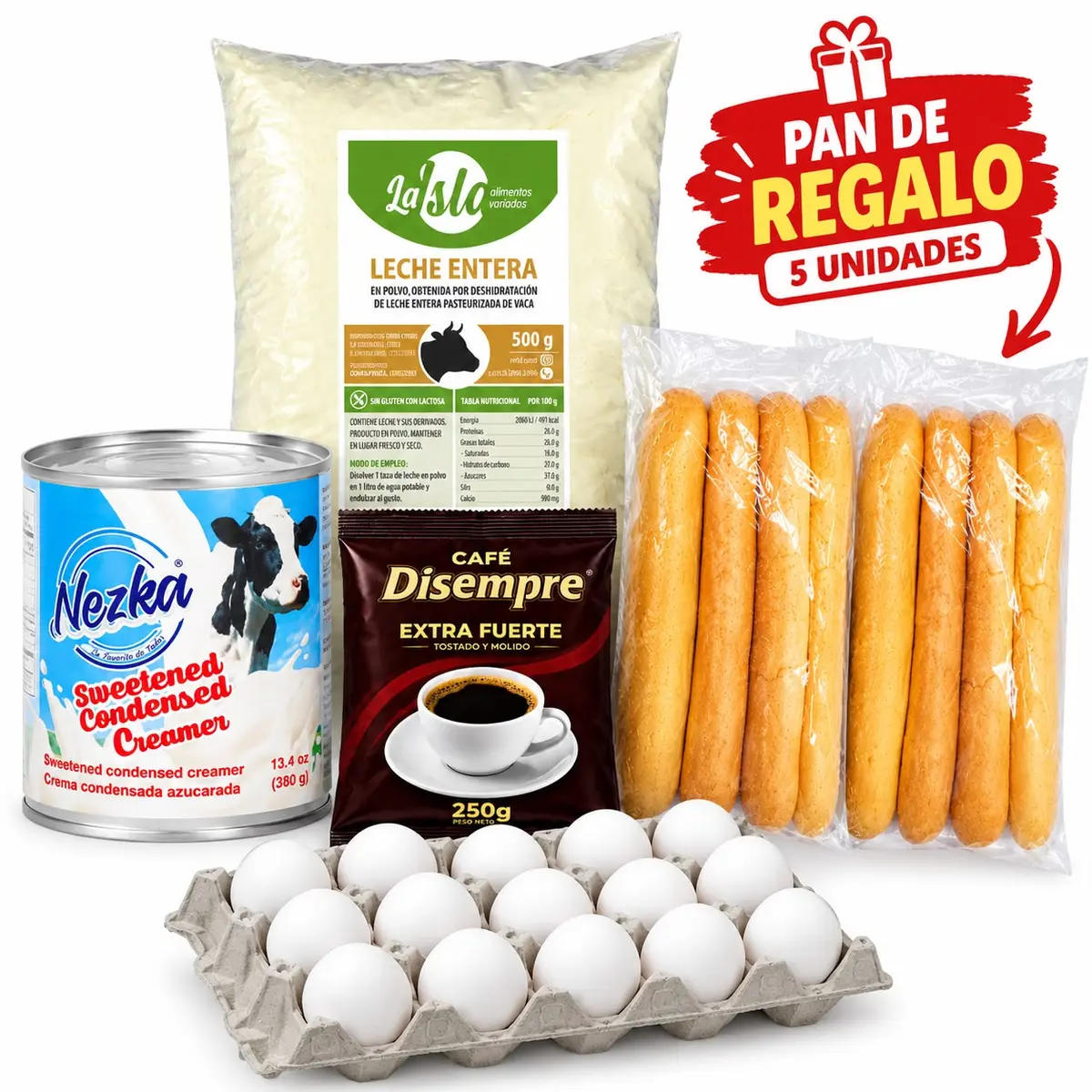 Combo buen despertar + bolsa de pan de regalo