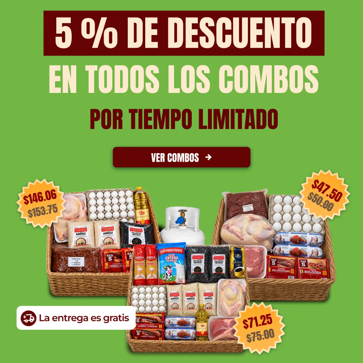 5% en todos los combos en Tuambia