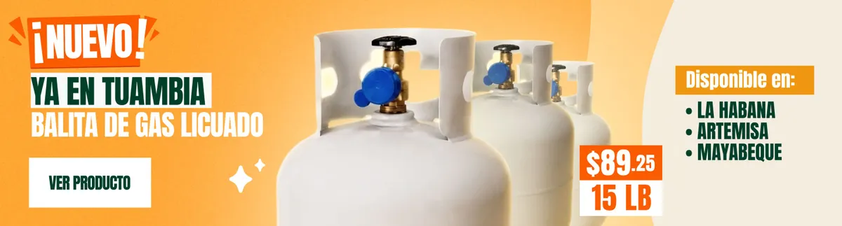 Balita de gas licuado importado en venta en Tuambia