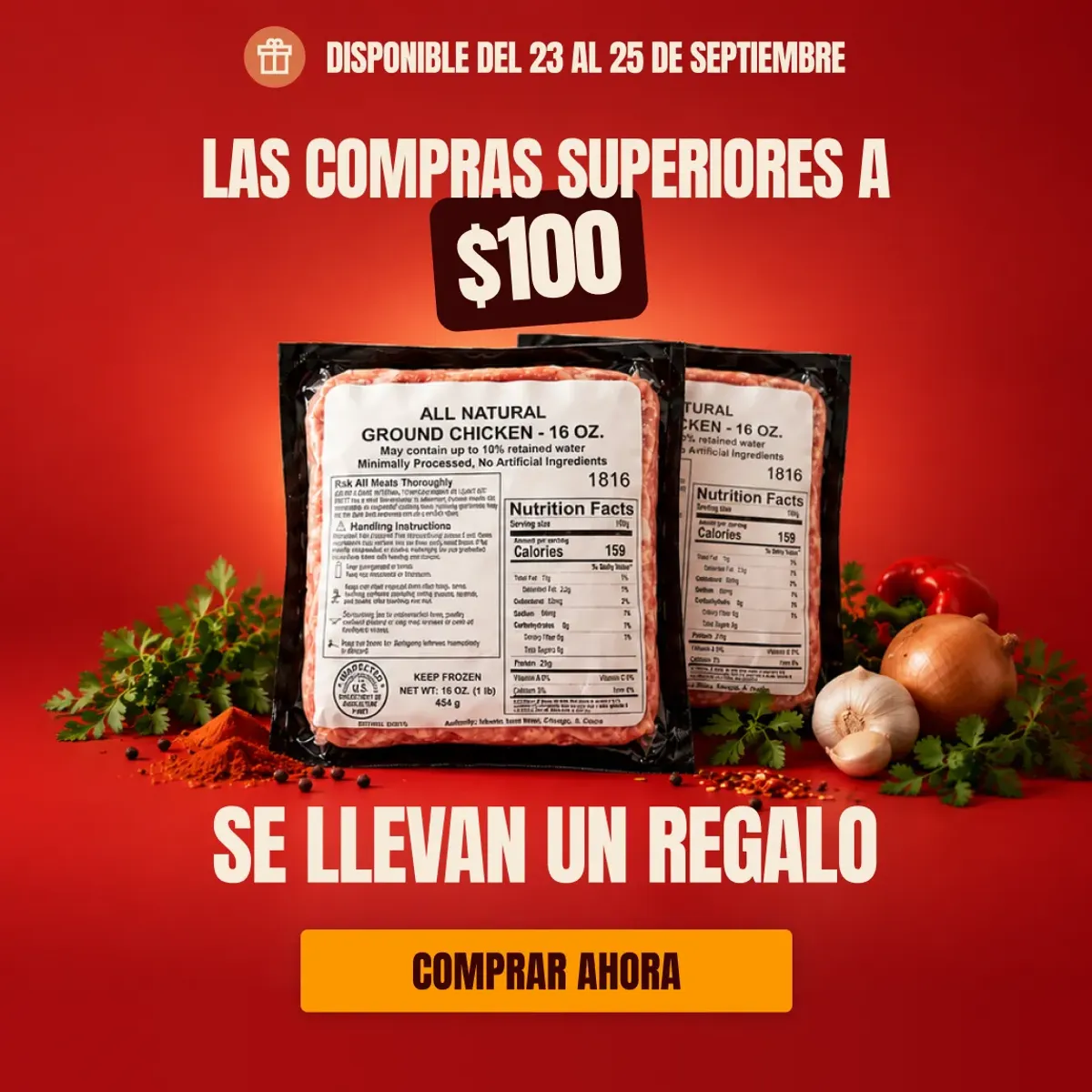 Compras de 100 con regalo
