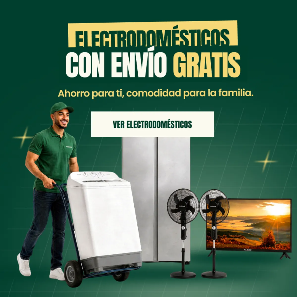 Electrodomésticos con entrega gratis