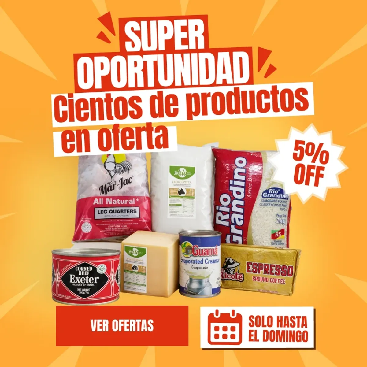 5% de descuento en productos