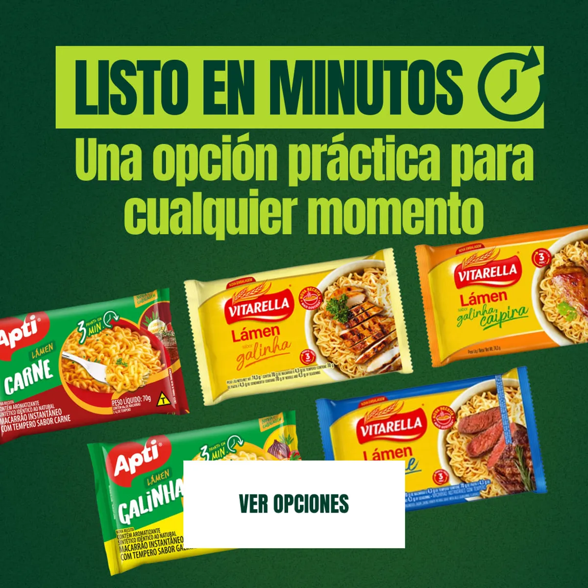Alimentos de fácil preparación