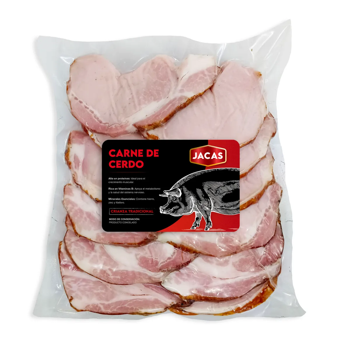 Lomo ahumado de cerdo, 1 kg, Jacas