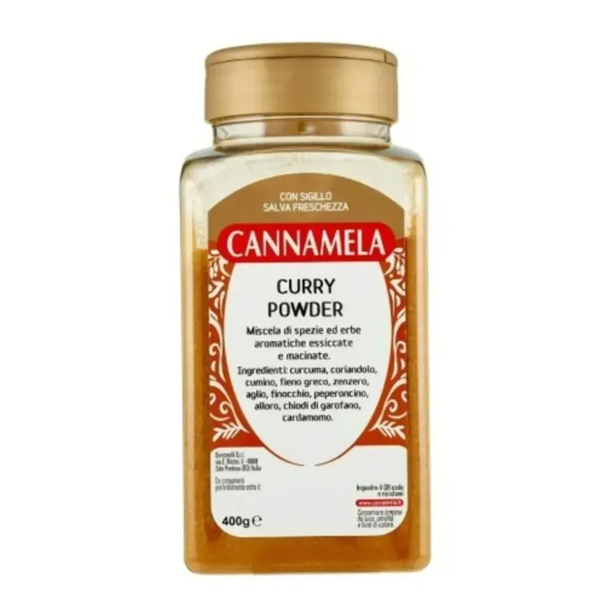 Curry en polvo, 400 g, Cannamela
